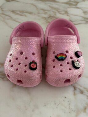 Crocs Kids Classic Glitter Clog